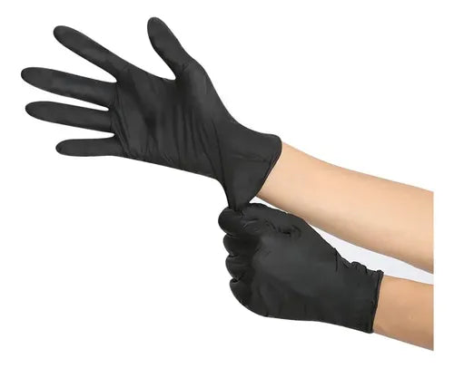 Guantes descartables de Nitrilo Negros