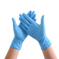 Guantes descartables de Nitrilo Celestes